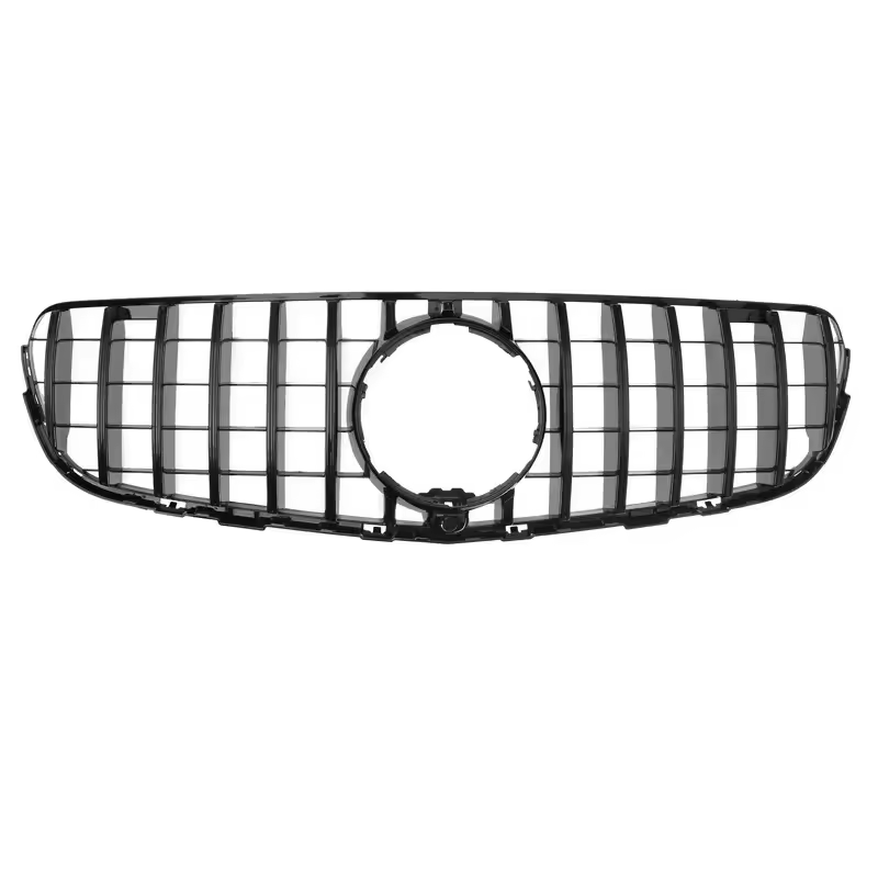 Mercedes GLC X253/C253 Gloss Black Panamericana GT Style Grill (2015-2019)