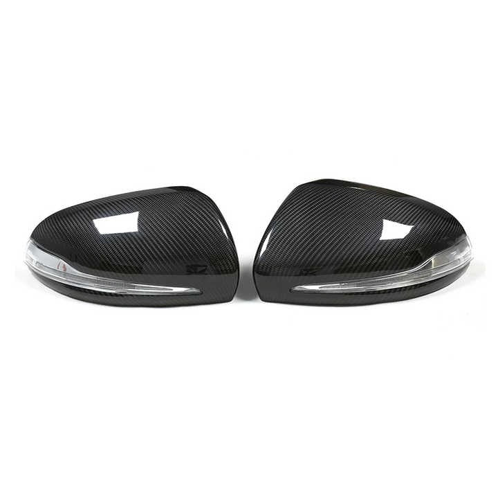 Mercedes C-Class W205 / E-Class W213 Pre-Preg Dry Carbon Fibre Mirror Covers By OPTIC (2014-2021)