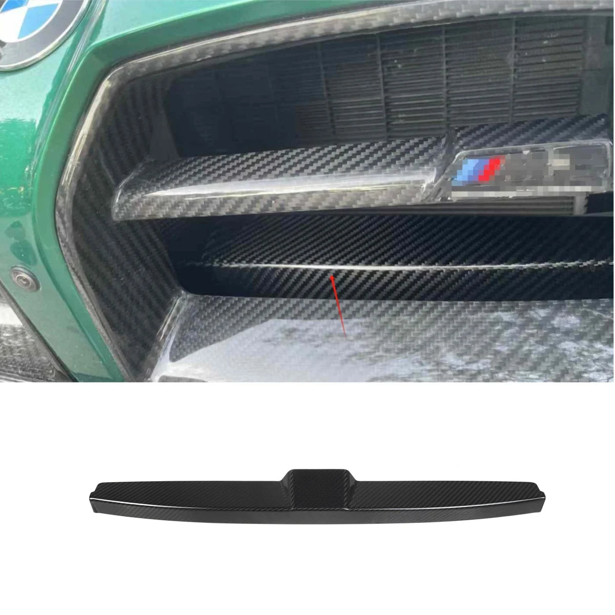 BMW M3 / M4 G80/G81/G82/G83 Carbon Fibre Front Crash Bar Cover (2021+)