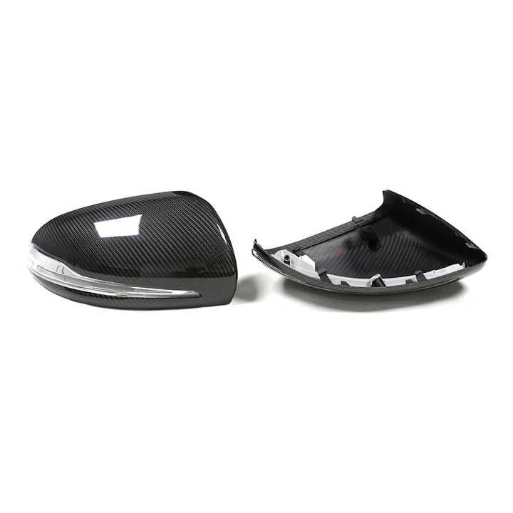 Mercedes C-Class W205 / E-Class W213 Pre-Preg Dry Carbon Fibre Mirror Covers By OPTIC (2014-2021)