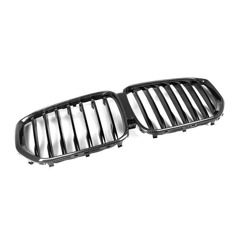 BMW X5 & X5M G05 F95 Carbon Fibre Single Slat Front Grills (2018-2023)