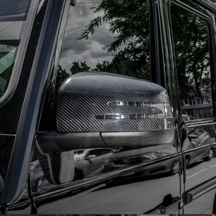 Mercedes G63 W463 Pre-Preg Dry Carbon Fibre Mirror Covers (2012-2018)