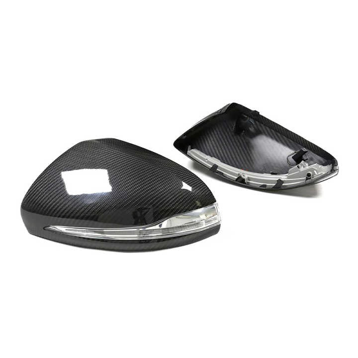 Mercedes C-Class W205 / E-Class W213 Pre-Preg Dry Carbon Fibre Mirror Covers By OPTIC (2014-2021)
