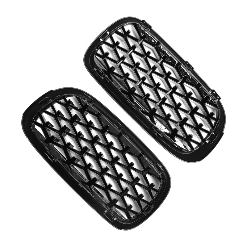 BMW X5 X6 F15 F16 Diamond Gloss Black Front Grill (2014-2018)