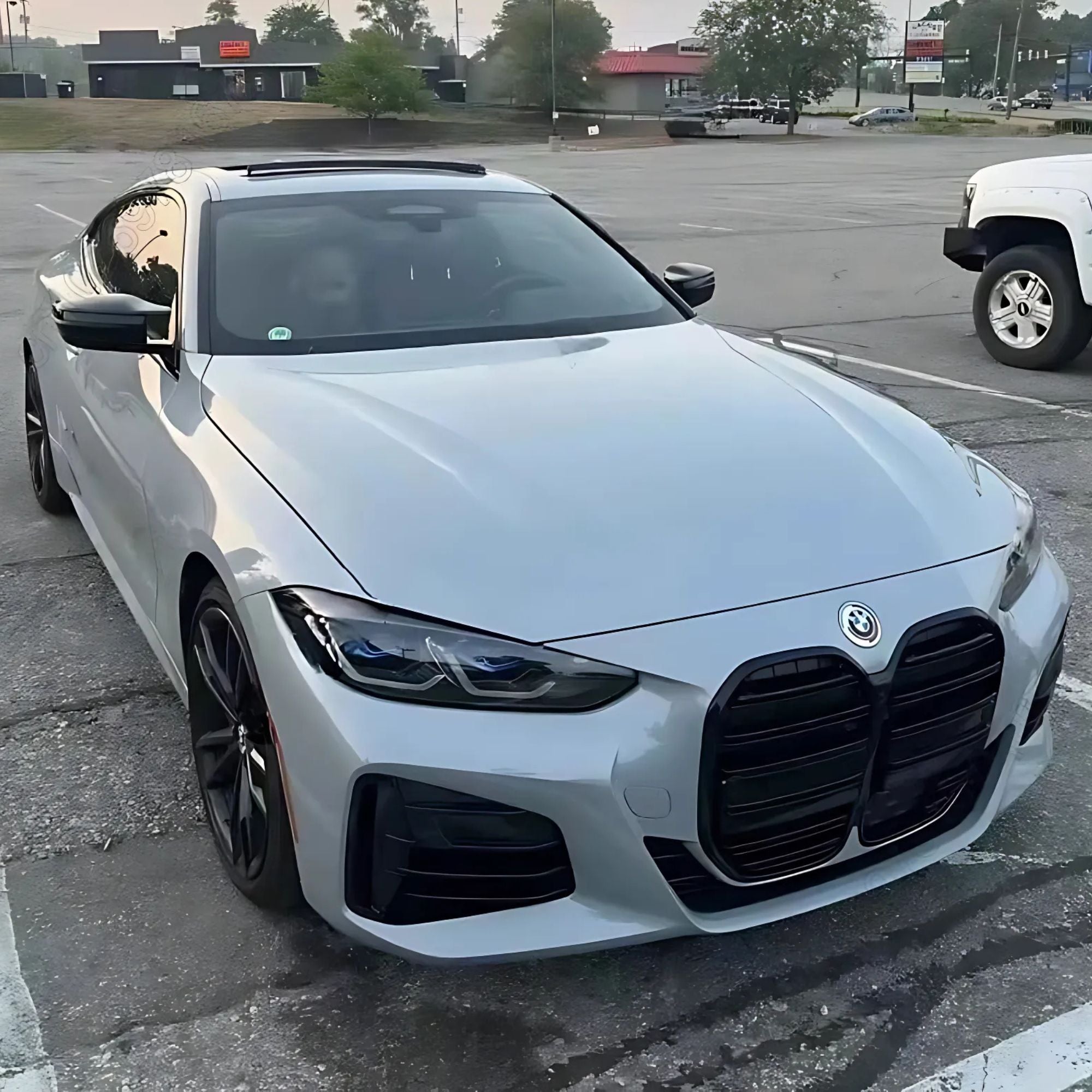 BMW 4 Series G26 Gloss Black Double Slat Front Grill (2020-2023)