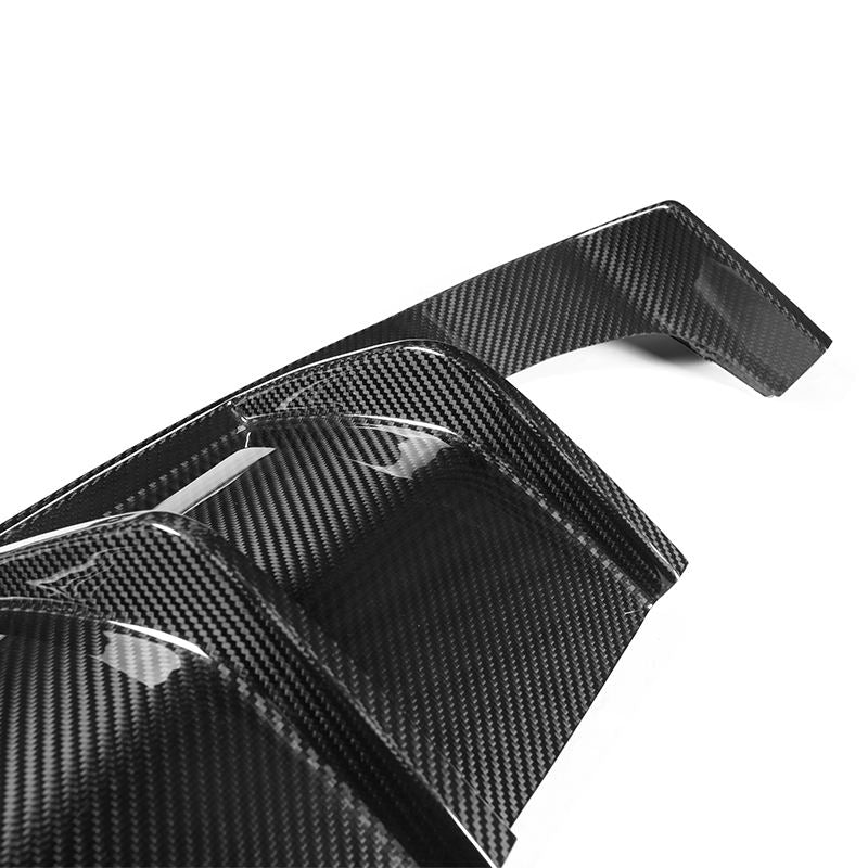 BMW M3 F80 / M4 F82 F83 3 Piece Pre-Preg Dry Carbon Fibre Gt Style Rear Diffuser By OPTIC (2014-2019)