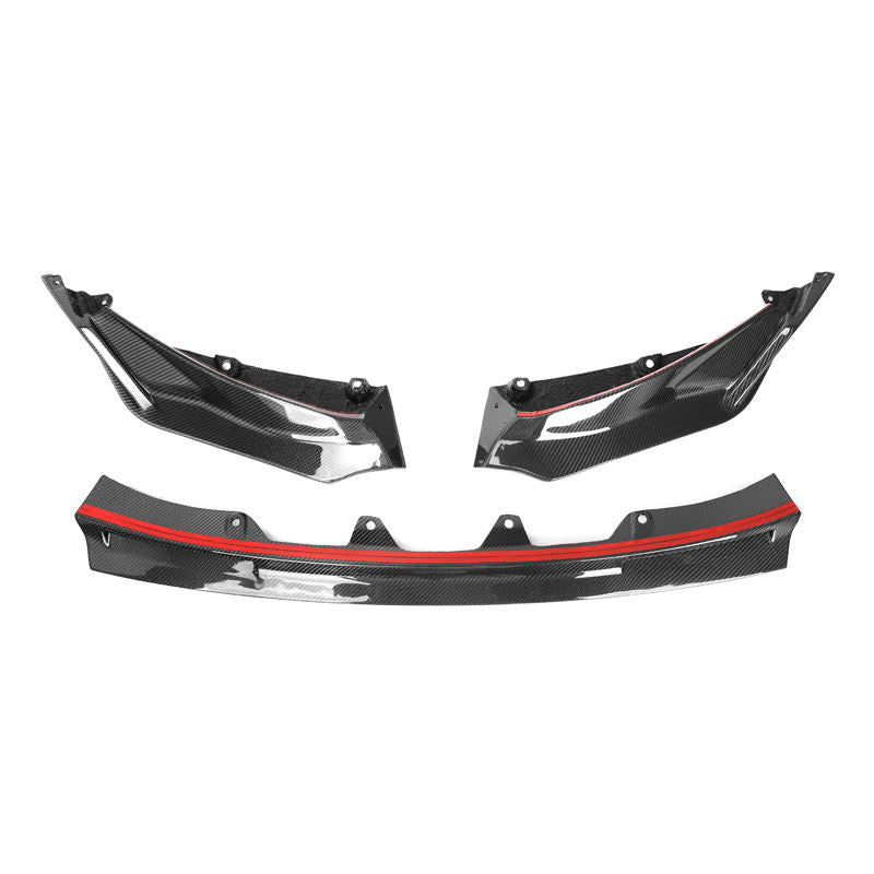 BMW M3 G80 G81 / M4 G82 G83 Carbon Fibre V Style Front Lip Splitter (2021+)