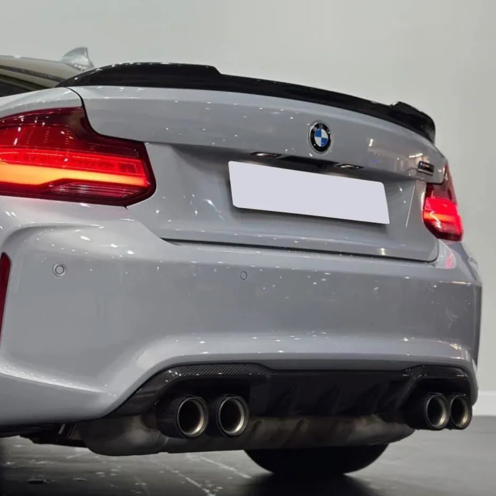 BMW 2 Series & M2 F22 F87 Pre-Preg Dry Carbon Fibre Cs Style Rear Spoiler By OPTIC (2014-2021)