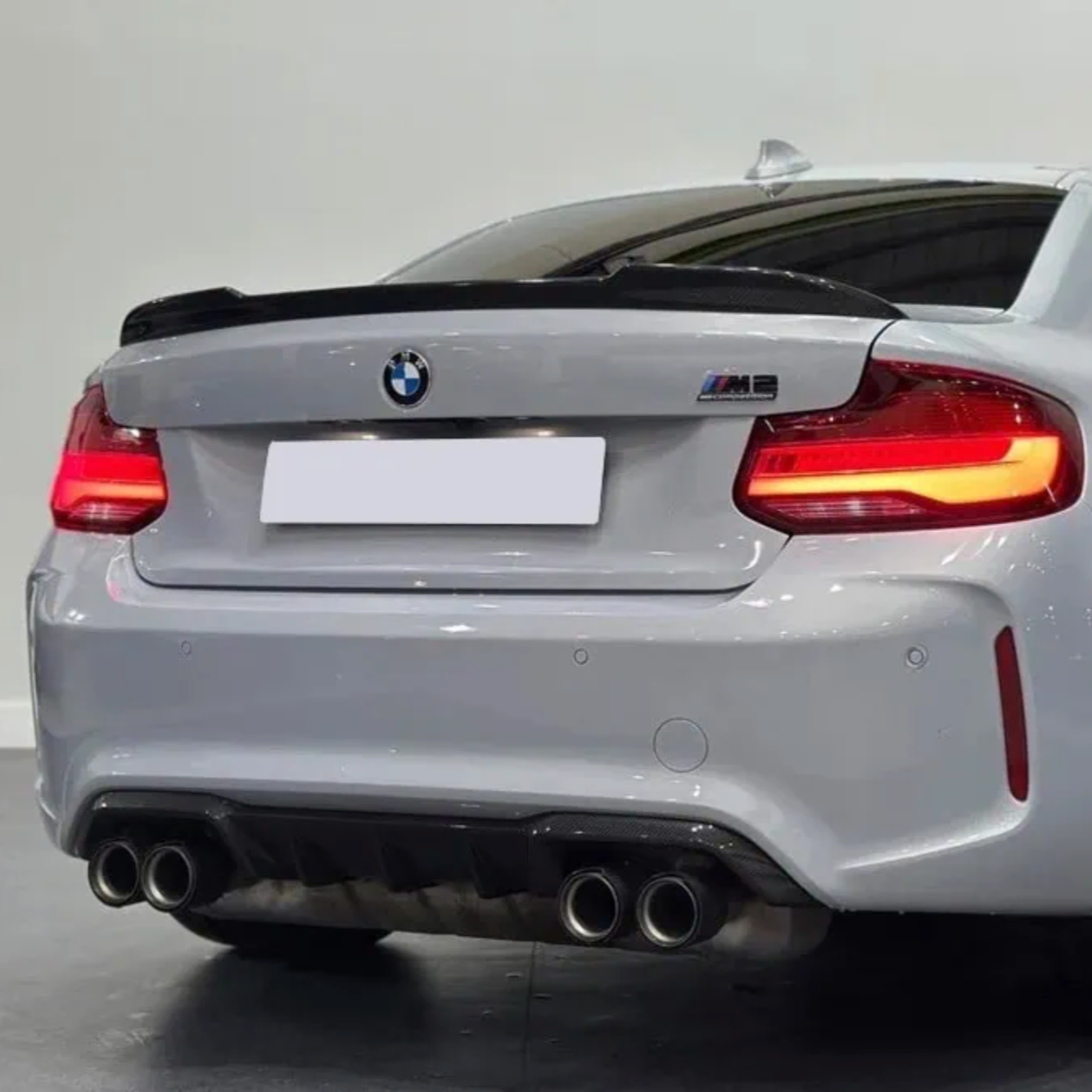 BMW 2 Series & M2 F22 F87 Pre-Preg Dry Carbon Fibre Cs Style Rear Spoiler By OPTIC (2014-2021)