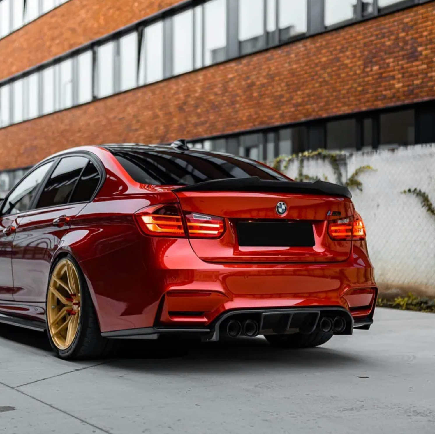 BMW 3 Series F30 / M3 F80 Pre-Preg Dry Carbon Fibre Psm Style Ducktail Spoiler By OPTIC (2014-2019)