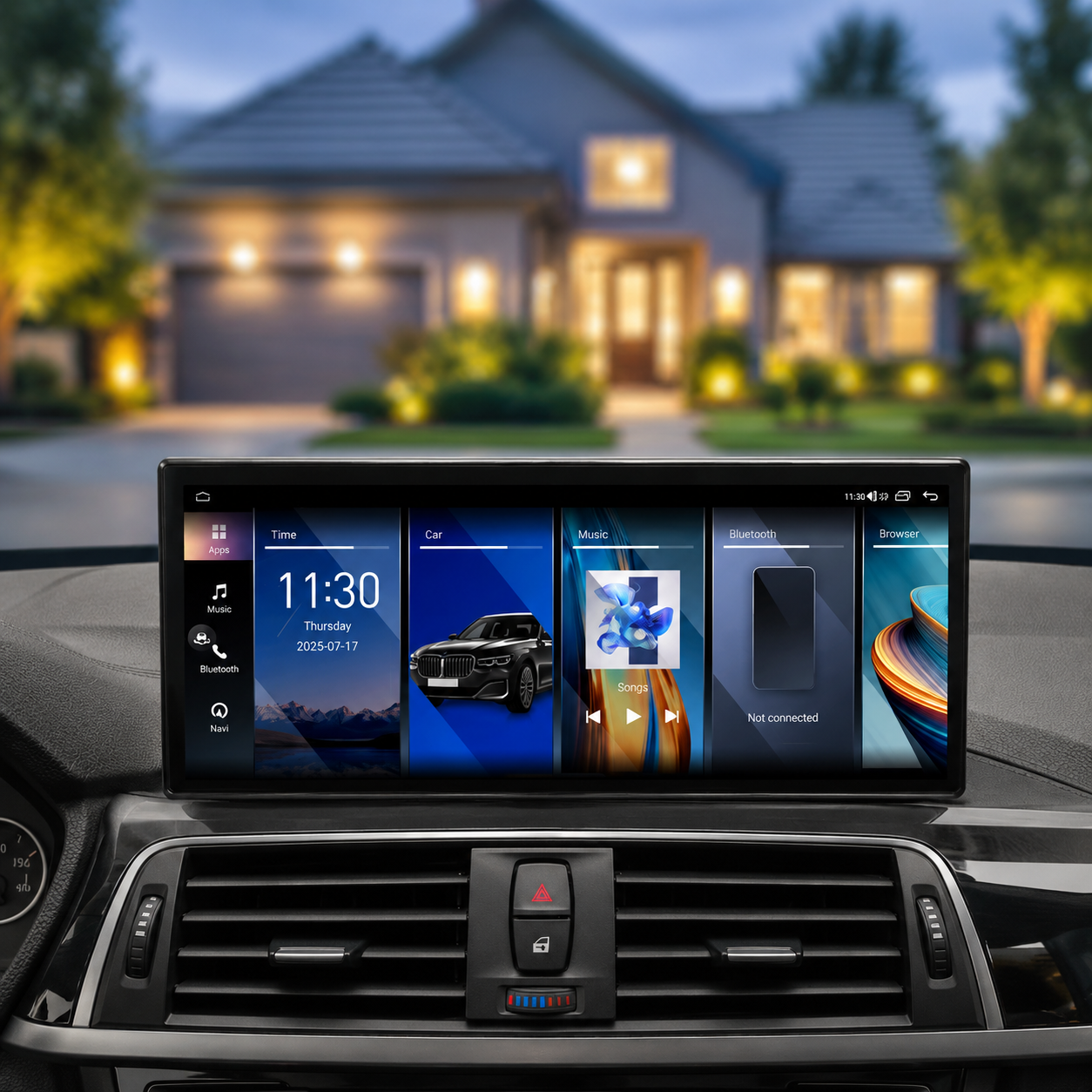 BMW X5/X6 E70/E71 | 12.3" Apple CarPlay/Android Auto Touchscreen Display | (2007-2014)