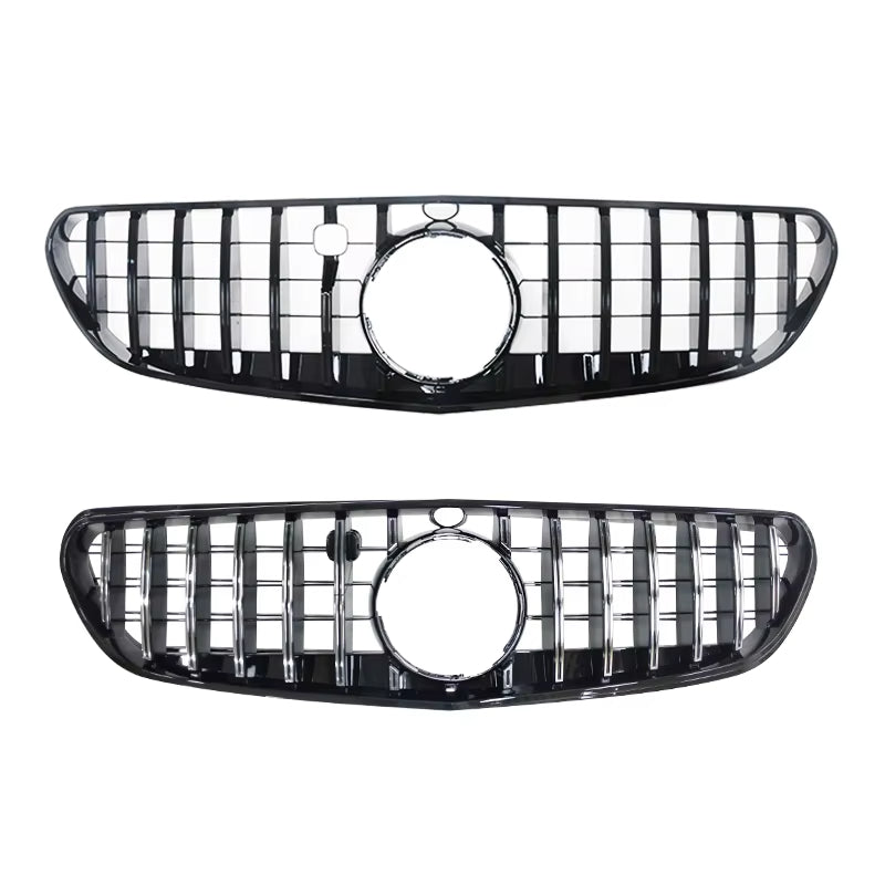 Mercedes S-Class W217/C217 Gloss Black Panamericana GT Style Grill (2013-2017)