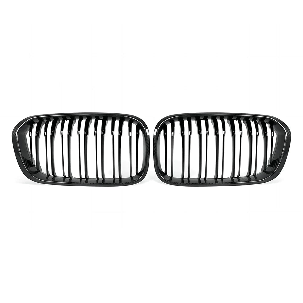 Carbon Fibre Double Slat Front Grills For 1 Series LCI F20 F21 (2015-2019) - Avoro Design