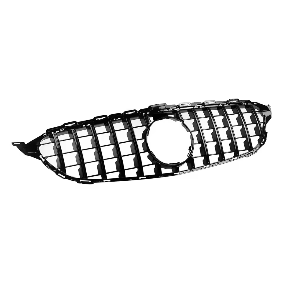 Mercedes C-Class W205/C205 Gloss Black Panamericana GT Style Grill (2019-2021)