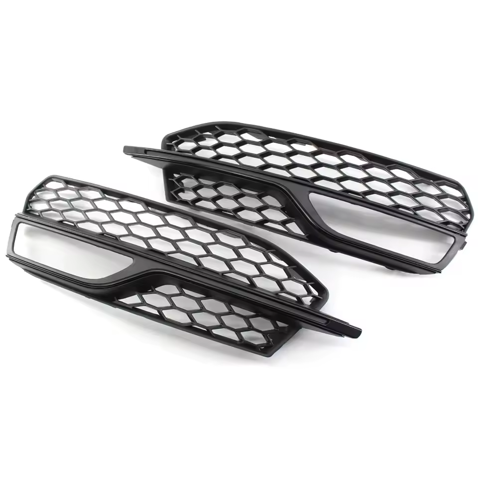 Audi A3/S3 8V Gloss Black Fog Light Grills (2013-2016)