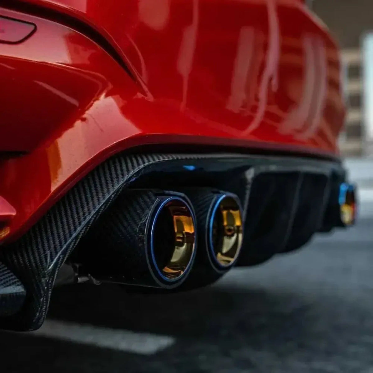 BMW 5 Series 535i (F10/F11) Straight Cut Carbon Exhaust Tips