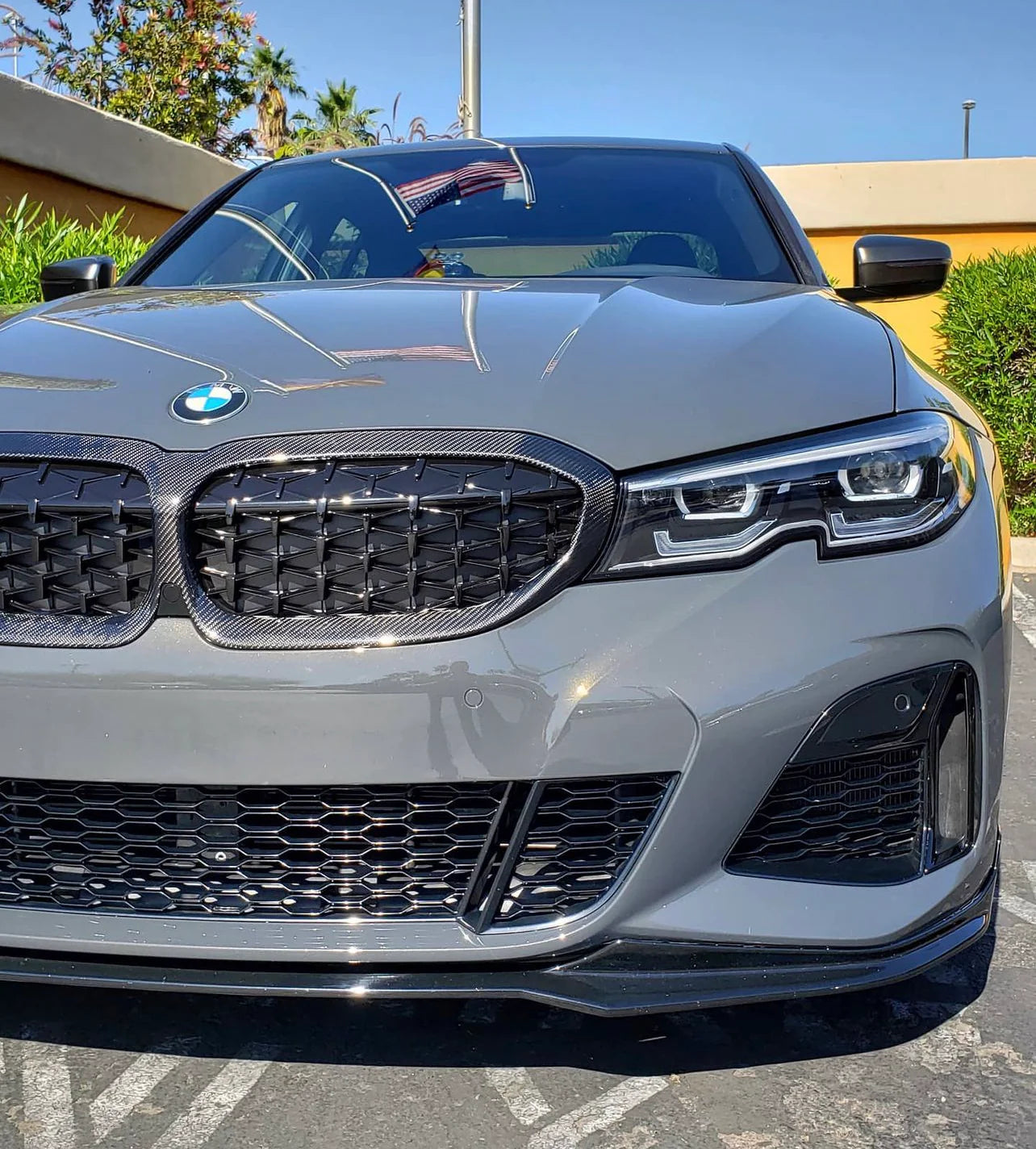 BMW 3 Series G20/G21 LCI Carbon Fibre Diamond Grill (2022+)
