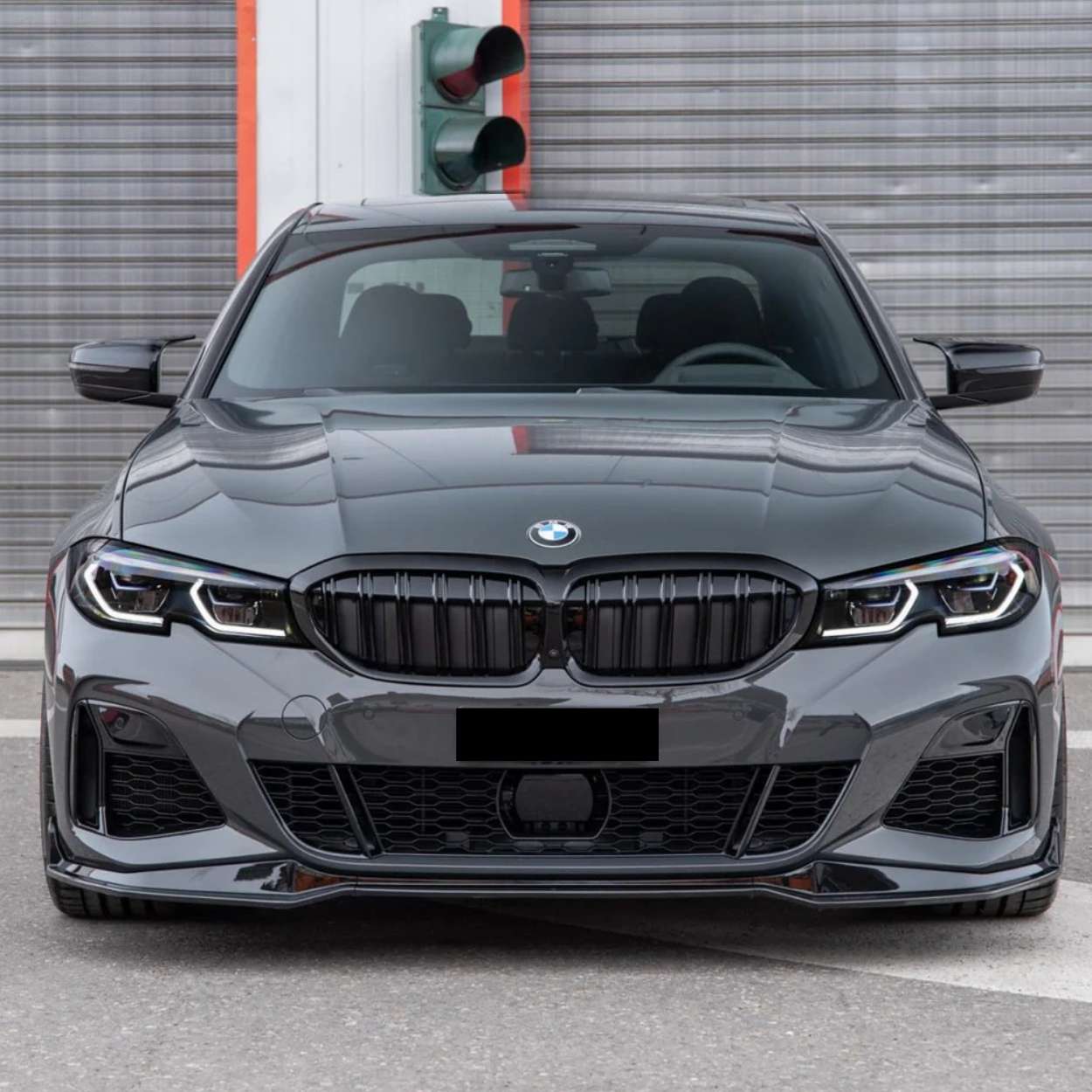 BMW 3 Series G20/G21 M-Sport Mp Style Gloss Black Front Lip Splitter (2019-2022)