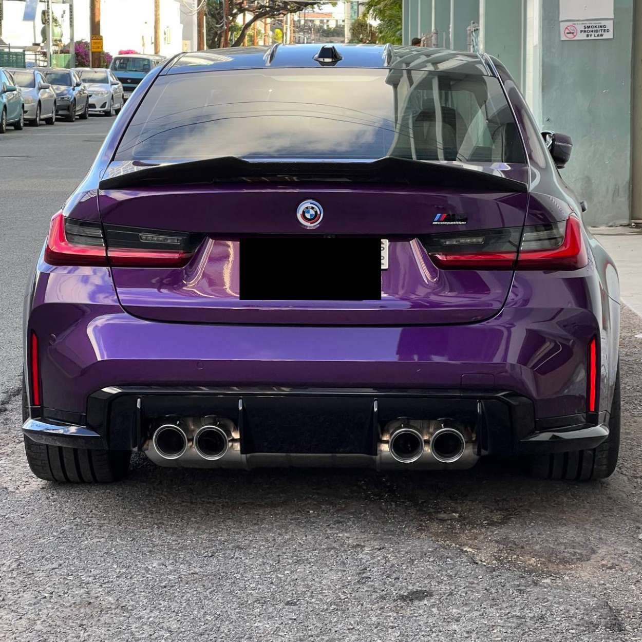 BMW 3 Series G20 / M3 G80 Gloss Black Ducktail Psm Style Rear Spoiler (2019+)