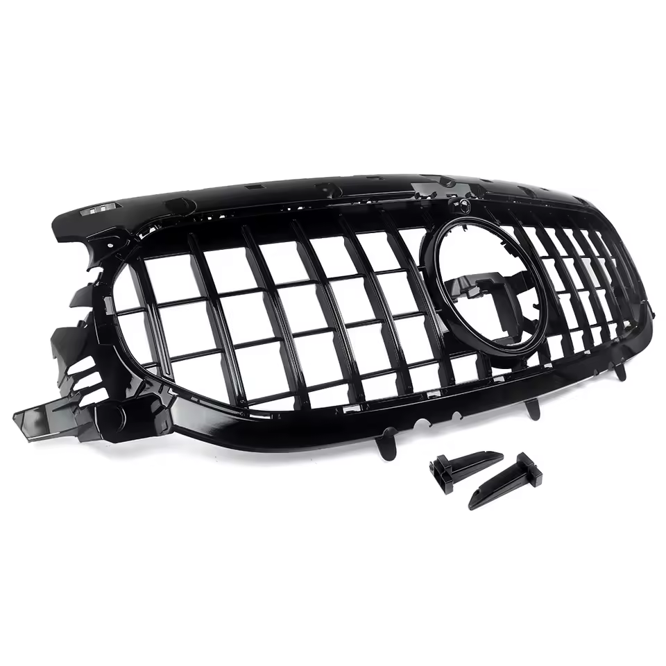 Mercedes GLA H247 Gloss Black Panamericana GT Style Grill (2020-2023)