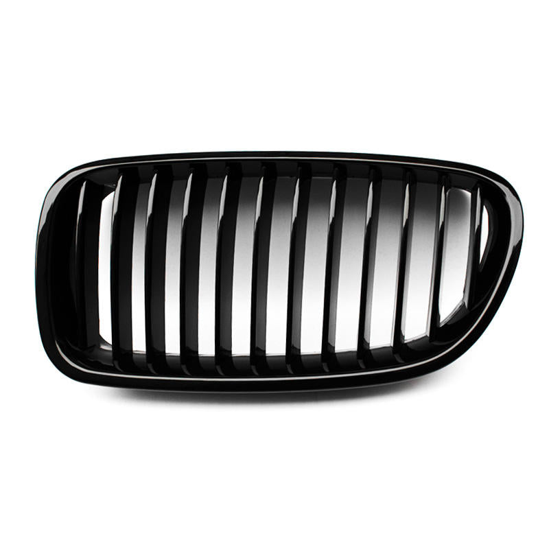 BMW 5 Series / M5 F10/F11 Gloss Black Single Slat Front Grills (2010-2017)