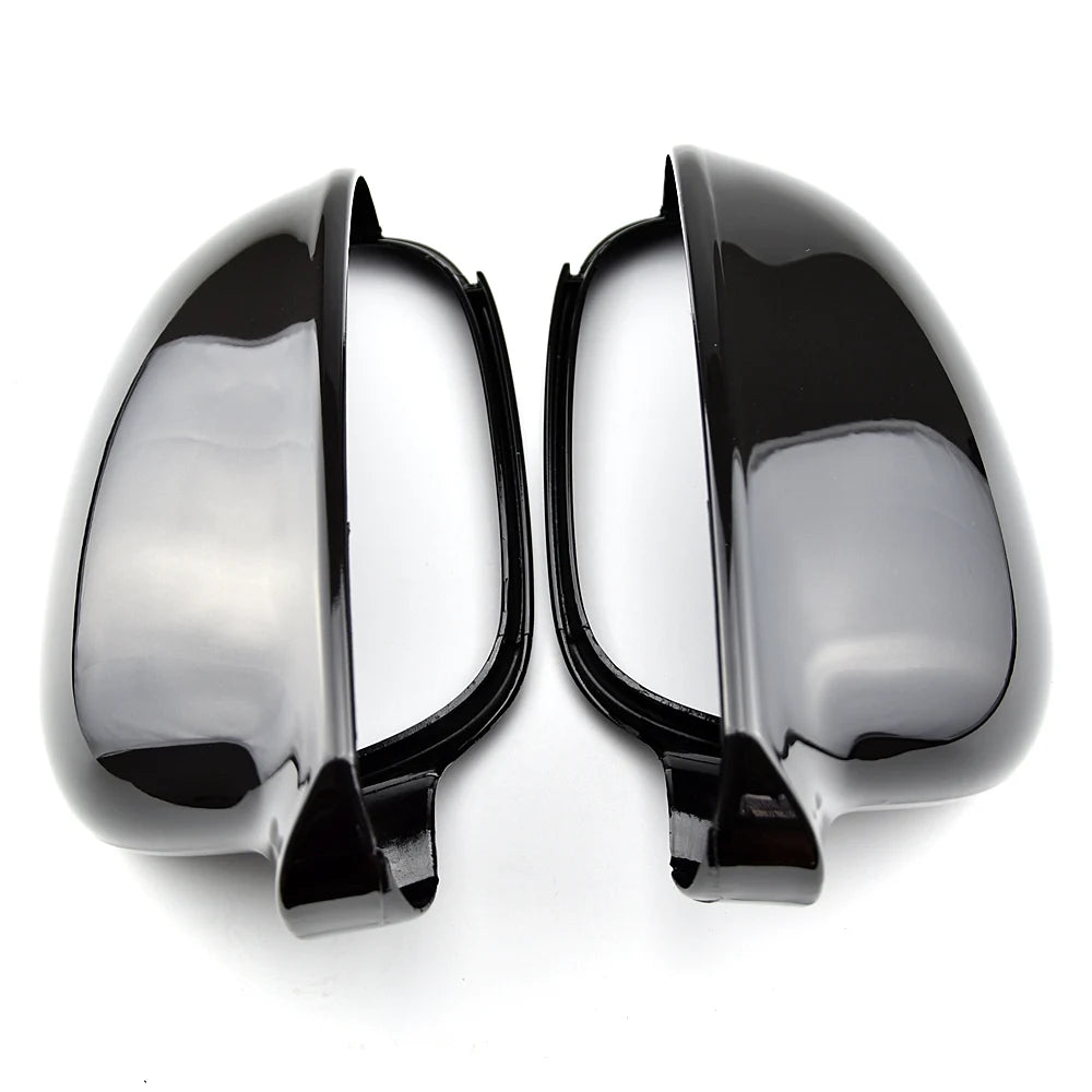 Gloss Black Mirror Covers For Golf MK5 (2003-2009)