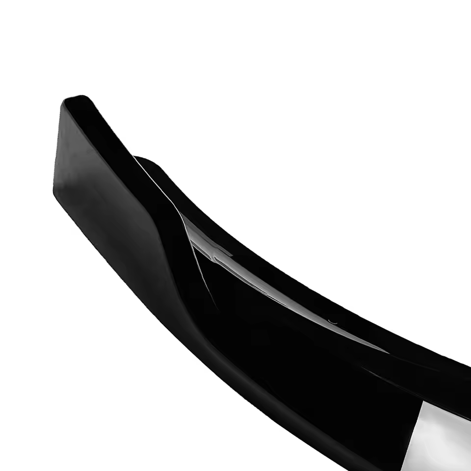 Mercedes C-Class W205 Facelift AMG Style Gloss Black Front Lip Splitter (2019-2021)