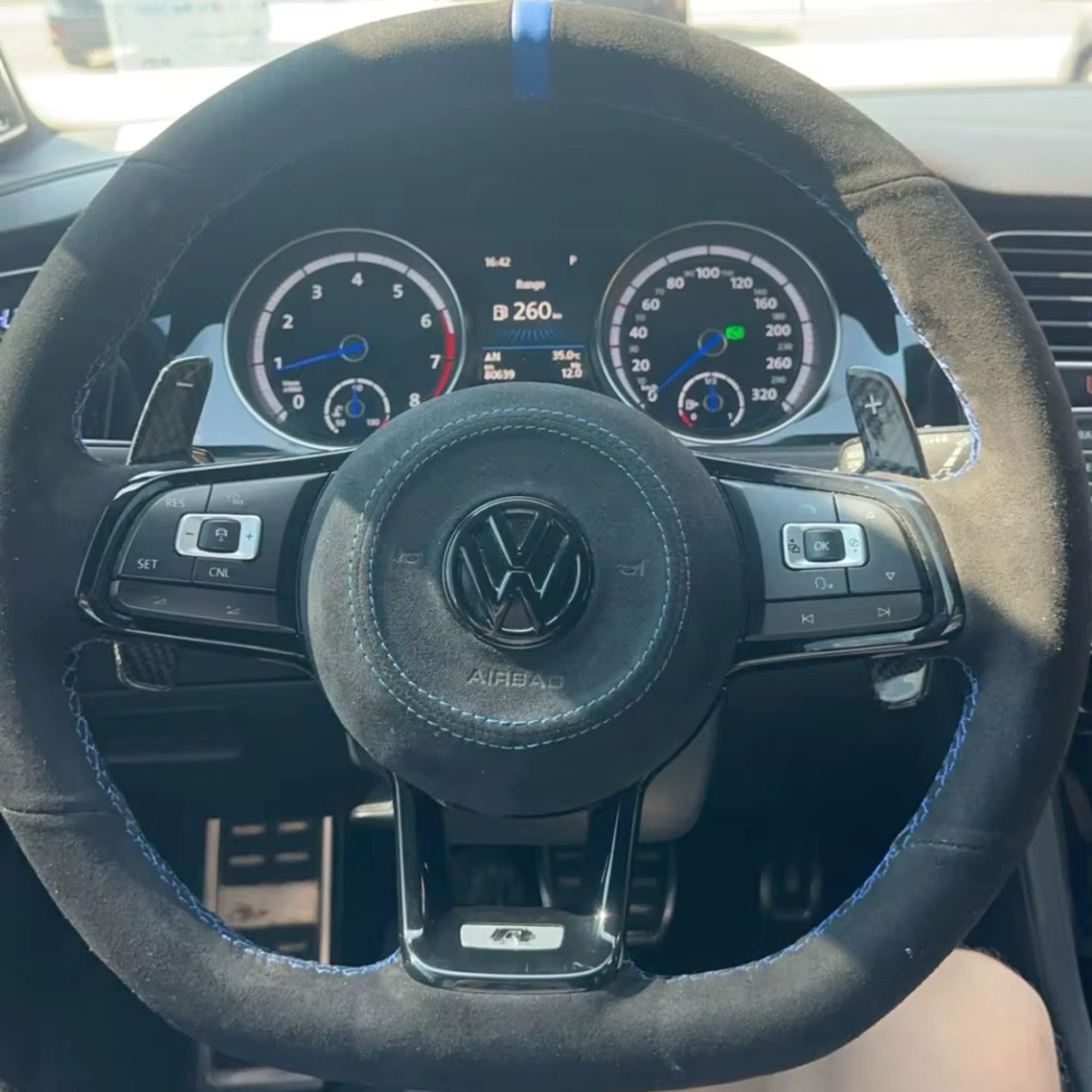 Carbon Fibre DSG Replacement Paddle Shifters For Golf Polo Scirocco (2015-2020)