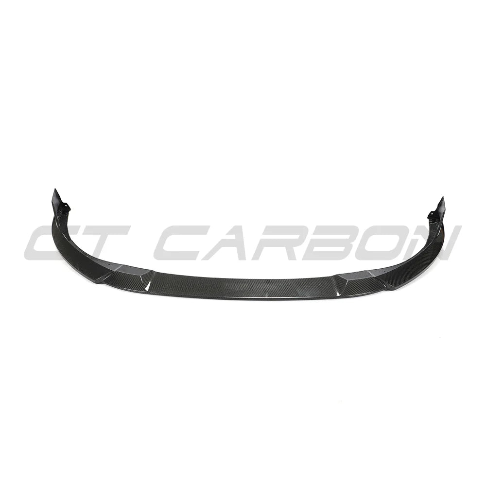 VW GOLF MK8 GTI CARBON FIBRE FRONT SPLITTER BY CT CARBON