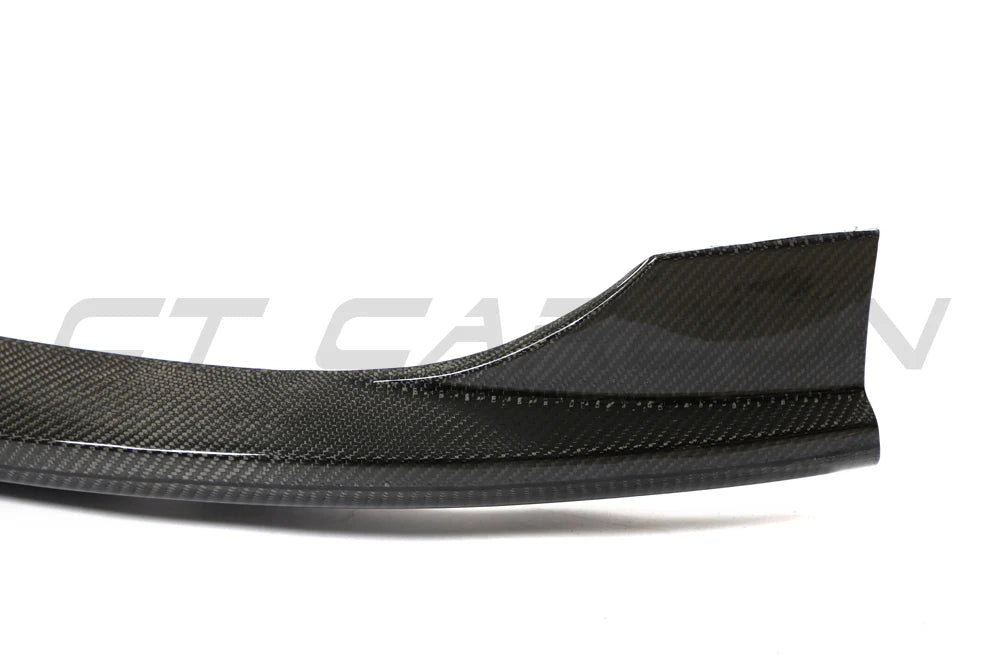 VW GOLF MK8 GTI CARBON FIBRE FRONT SPLITTER BY CT CARBON