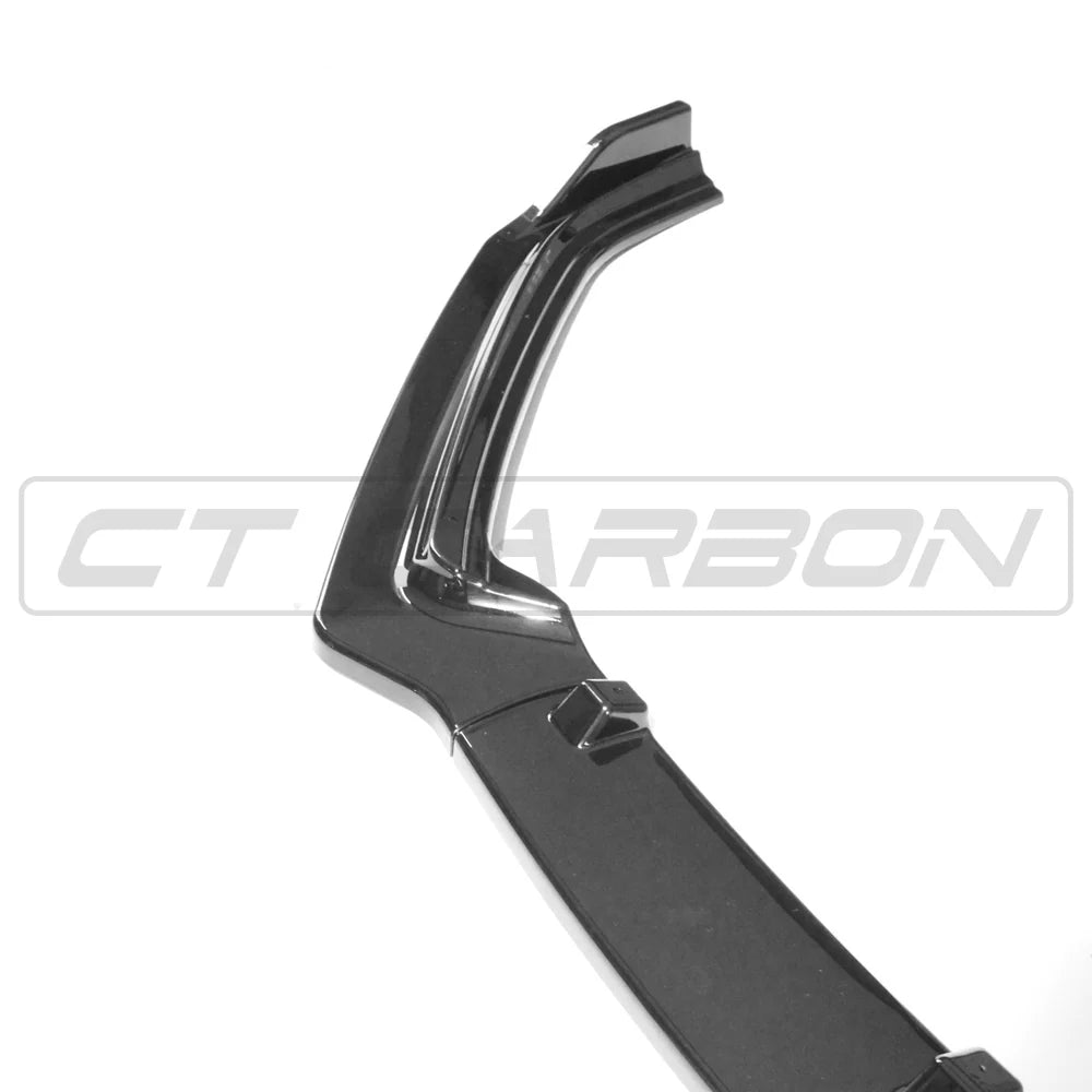 VW POLO MK5 2014-2017 GLOSS BLACK SPLITTER - CT CARBON