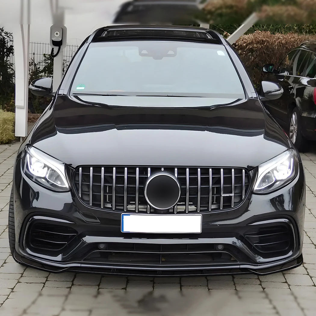 Mercedes X253 GLC63 AMG Gloss Black Front Lip Splitter (2016-2019)