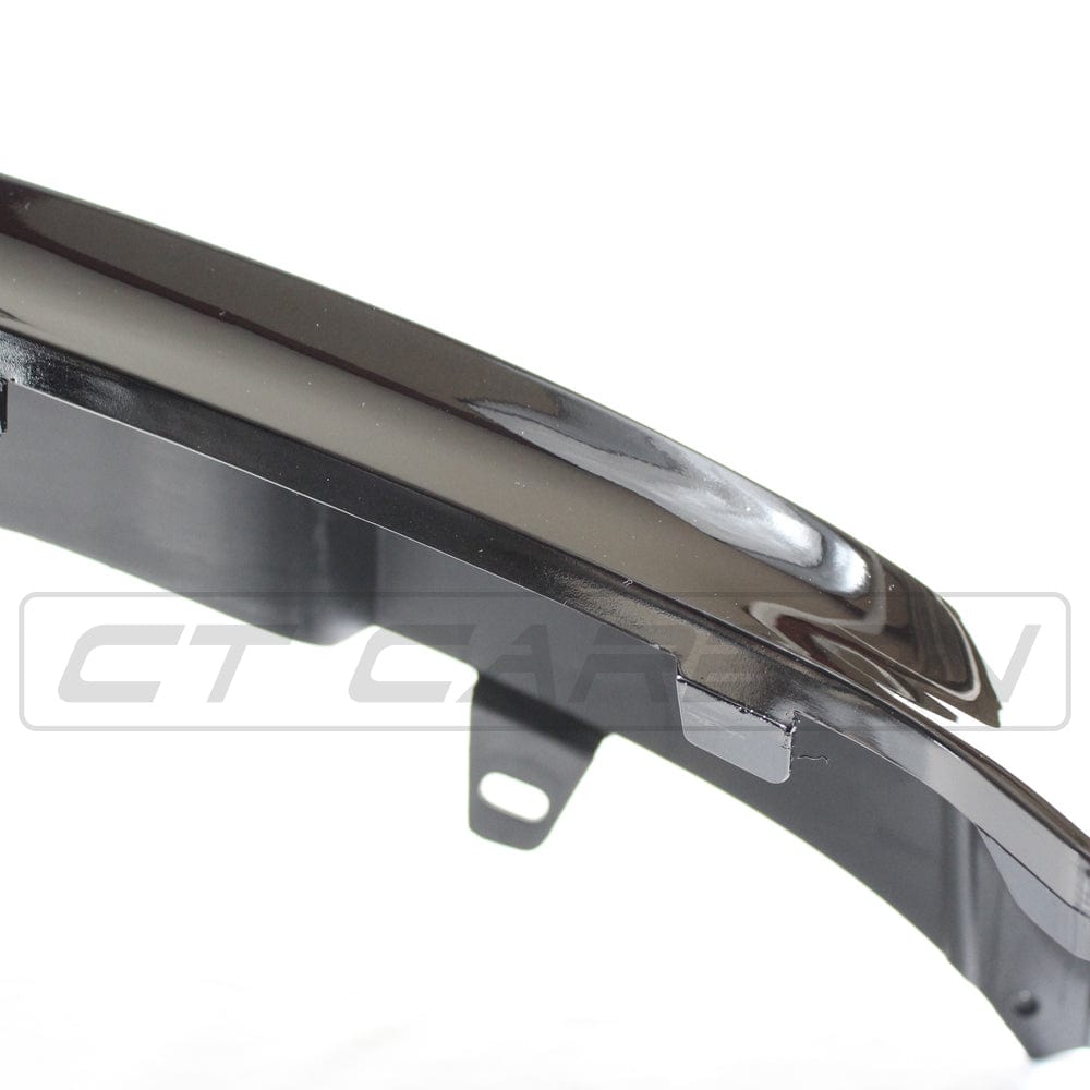 BMW 2 SERIES F22/F23 GLOSS BLACK TWIN EXHAUST DIFFUSER - MP STYLE - BLAK BY CT CARBON