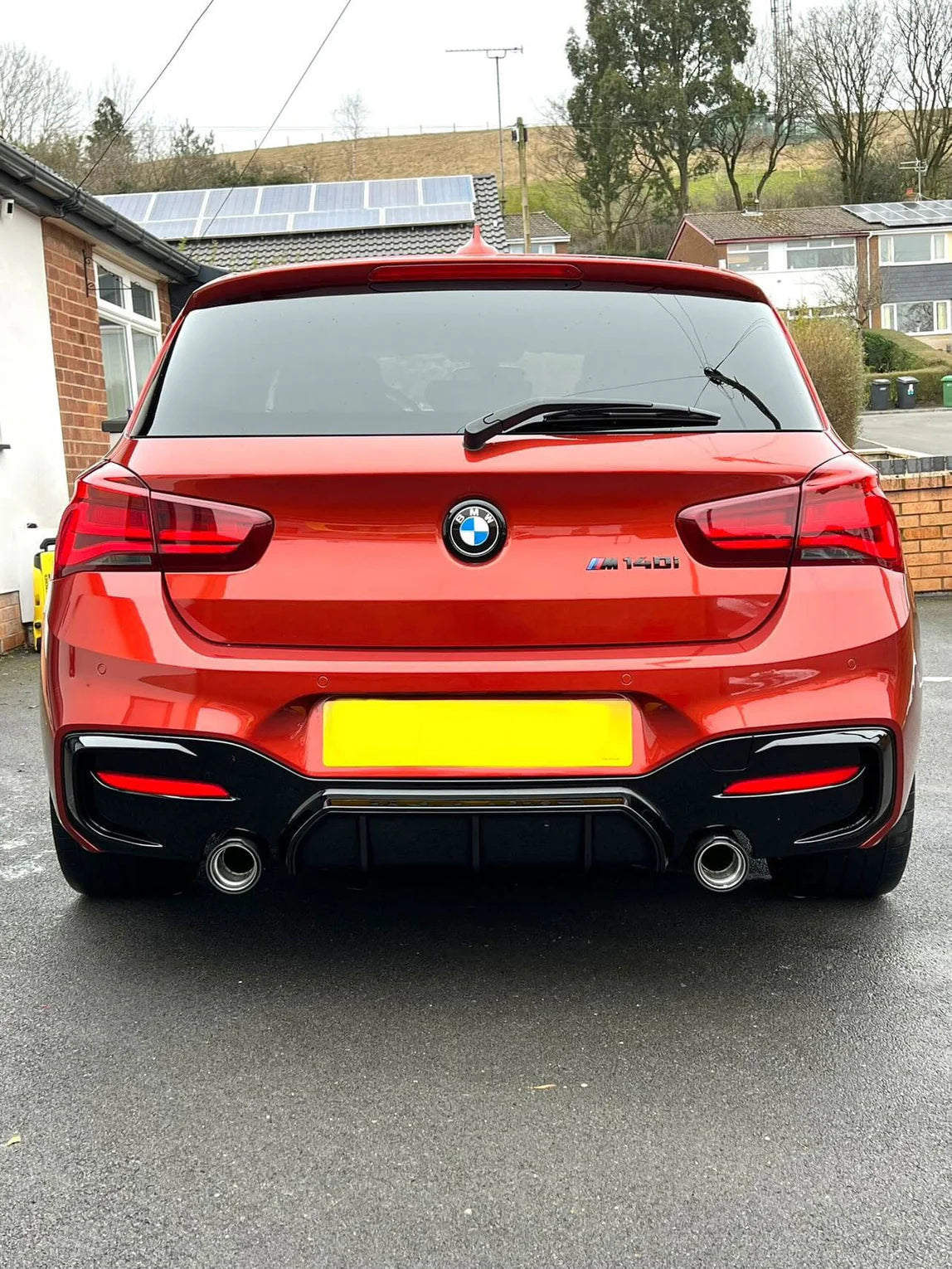 BMW F20/F21 1 SERIES LCI GLOSS BLACK DIFFUSER - CT CARBON