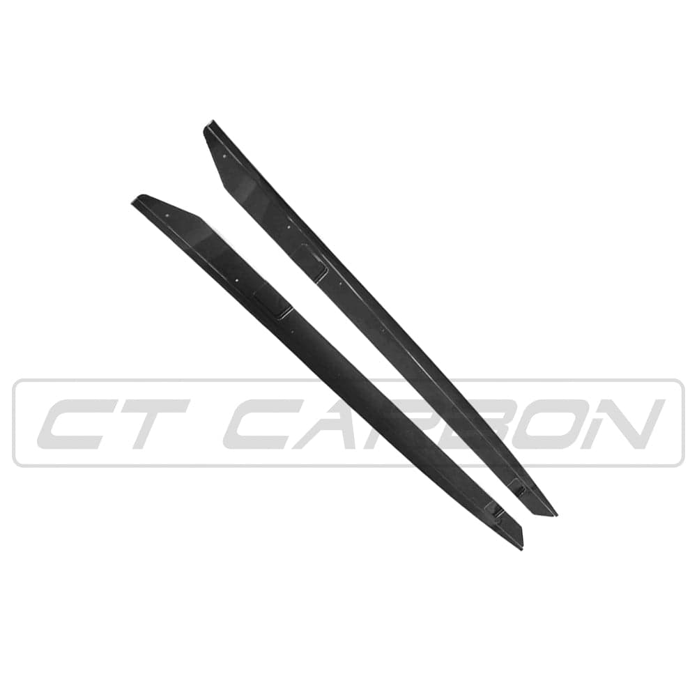 BMW 2 SERIES F22/F23 GLOSS BLACK SIDE SKIRTS - MP STYLE - BLAK BY CT CARBON