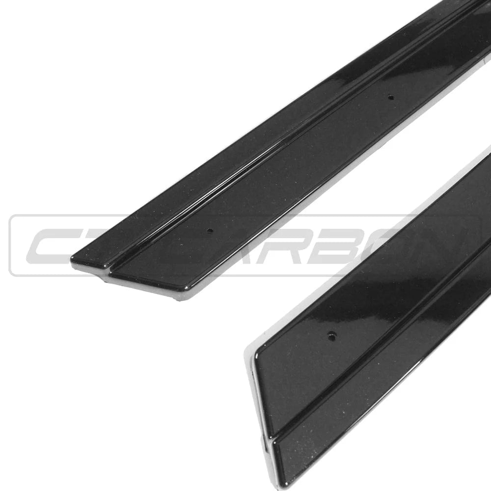 VW GOLF R/GTD/GTI MK7/7.5 2014-2020 GLOSS BLACK SIDE SKIRTS - CT CARBON