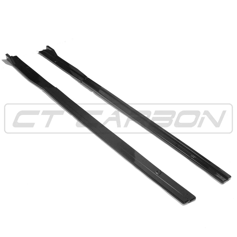 VW GOLF R/GTD/GTI MK7/7.5 2014-2020 GLOSS BLACK SIDE SKIRTS - CT CARBON