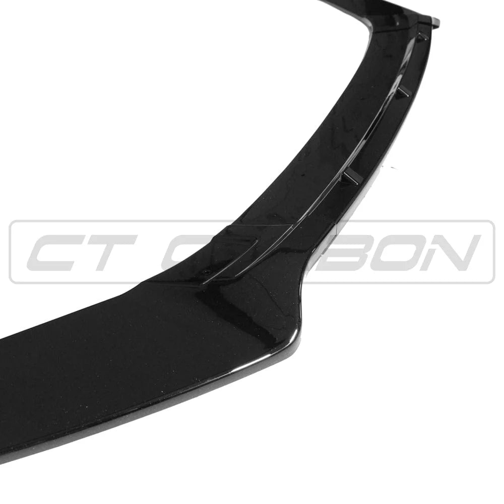 VW GOLF R/GTD/GTI MK7/7.5 2014-2020 GLOSS BLACK SPLITTER - BY CT CARBON