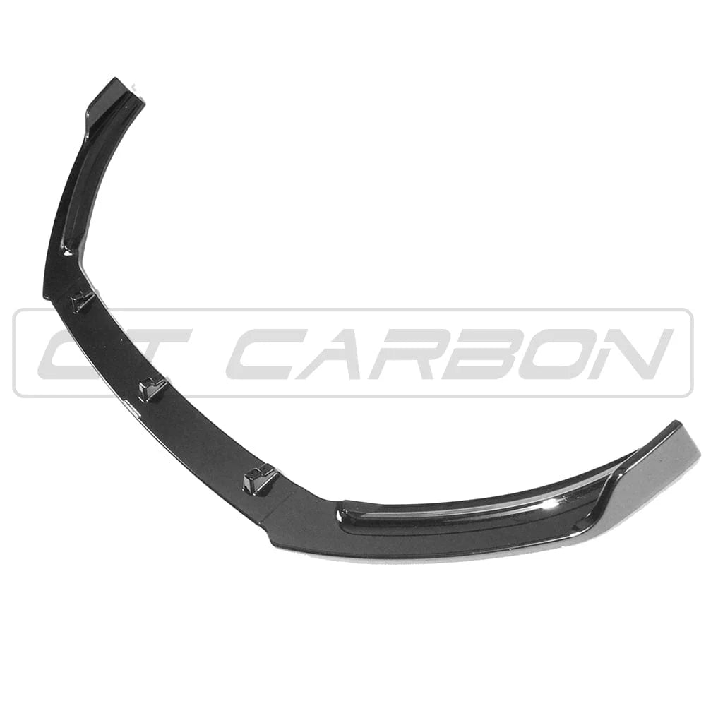 VW POLO MK6 2017-2020 GLOSS BLACK SPLITTER - CT CARBON