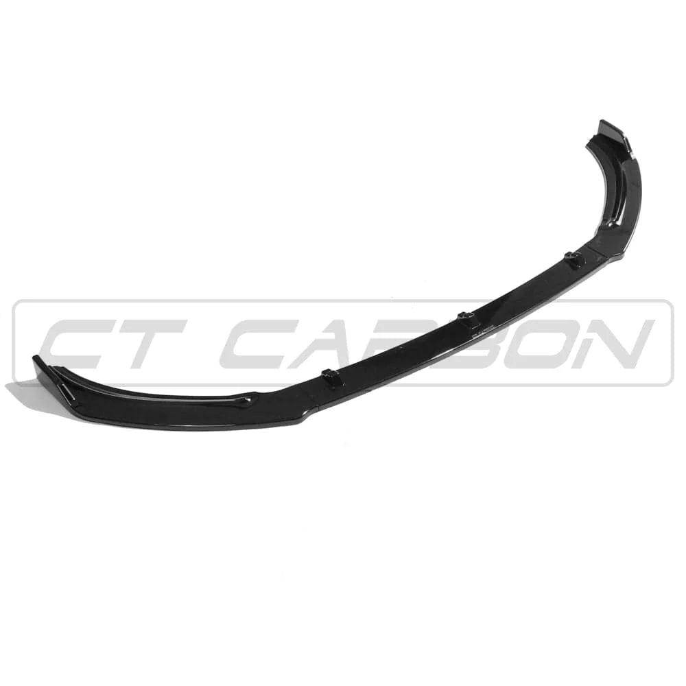 VW POLO MK6 2017-2020 GLOSS BLACK SPLITTER - CT CARBON