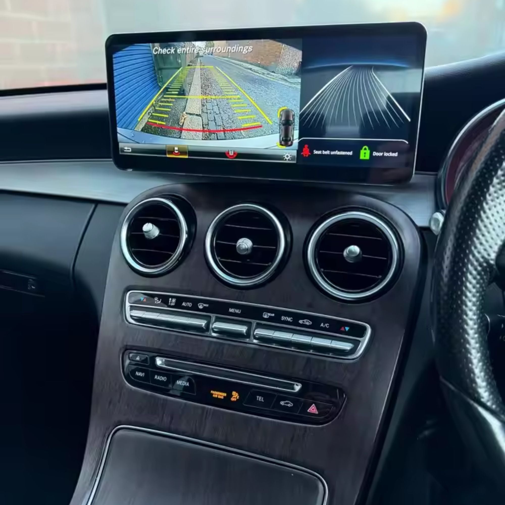 Mercedes C/GLC Class | W205/X253 | 12.3" Apple CarPlay/Android Auto Touchscreen Display | (2014-2018)