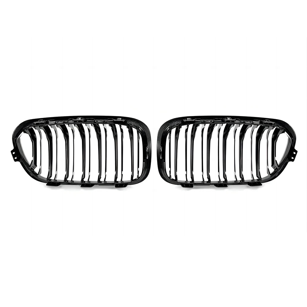 Carbon Fibre Double Slat Front Grills For 1 Series LCI F20 F21 (2015-2019)