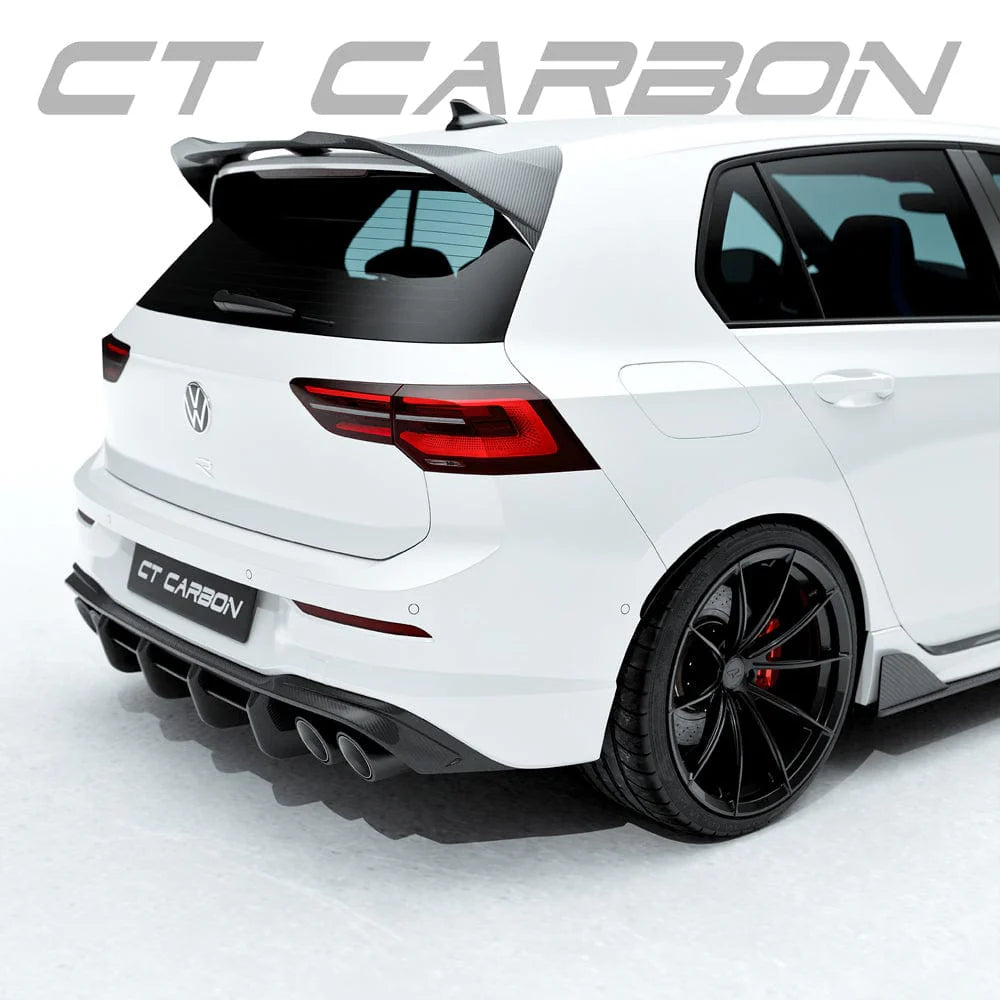 VW GOLF MK8 R CARBON FIBRE DIFFUSER - CT DESIGN