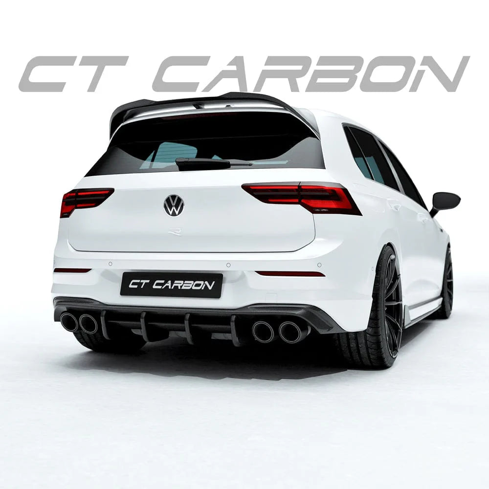 VW GOLF MK8 R CARBON FIBRE SIDE SKIRTS - CT DESIGN