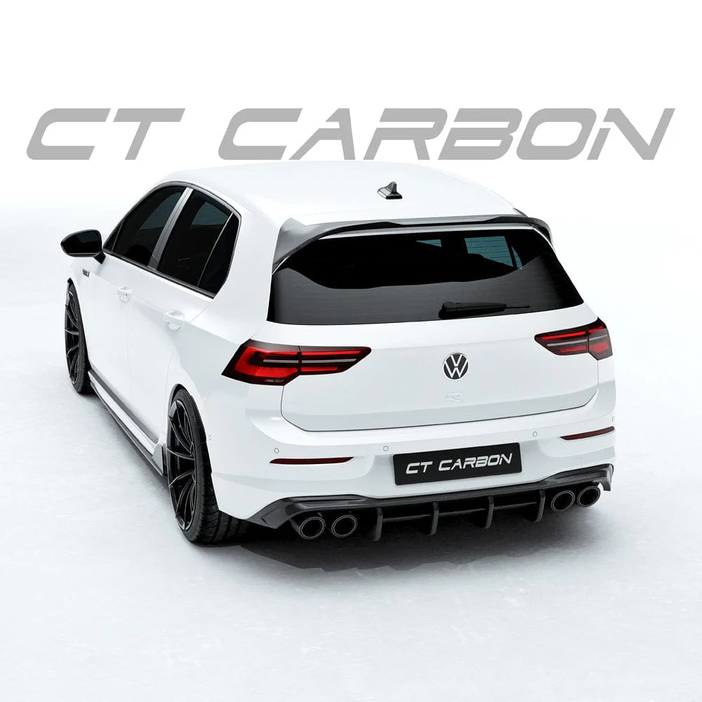 VW GOLF MK8 R CARBON FIBRE SIDE SKIRTS - CT DESIGN