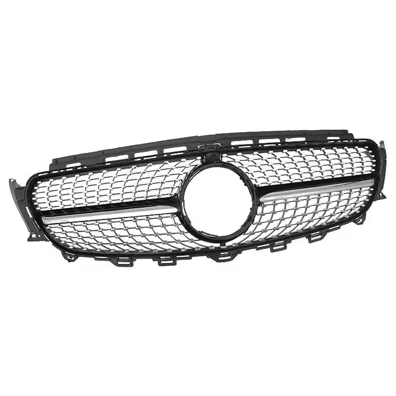 Mercedes E-Class W213 Gloss Black Chrome Diamond Style Grill (2016-2020)