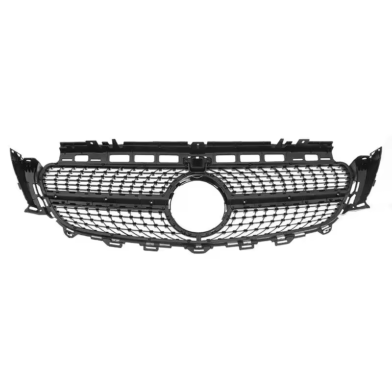 Mercedes E-Class W213 Gloss Black Chrome Diamond Style Grill (2016-2020)