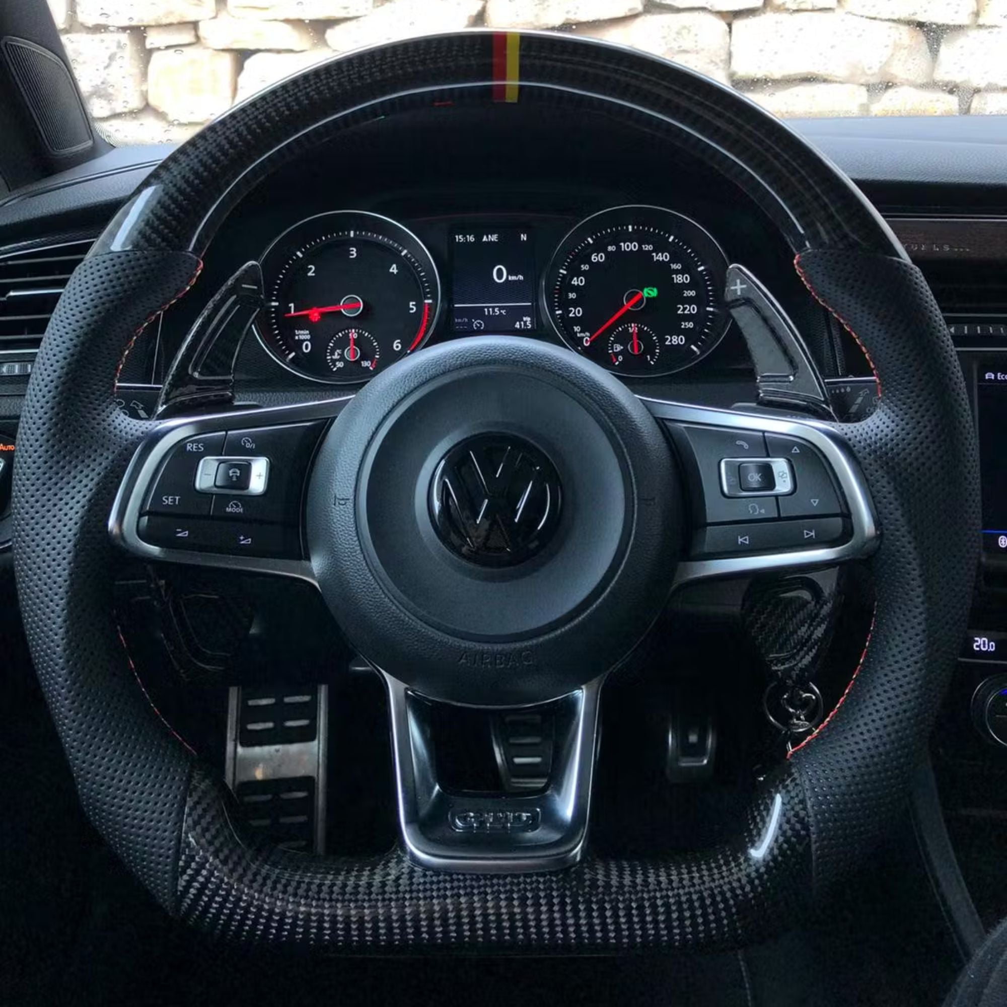 Carbon Fibre DSG Paddle Shifters For Golf Polo Scirocco (2013-2020)