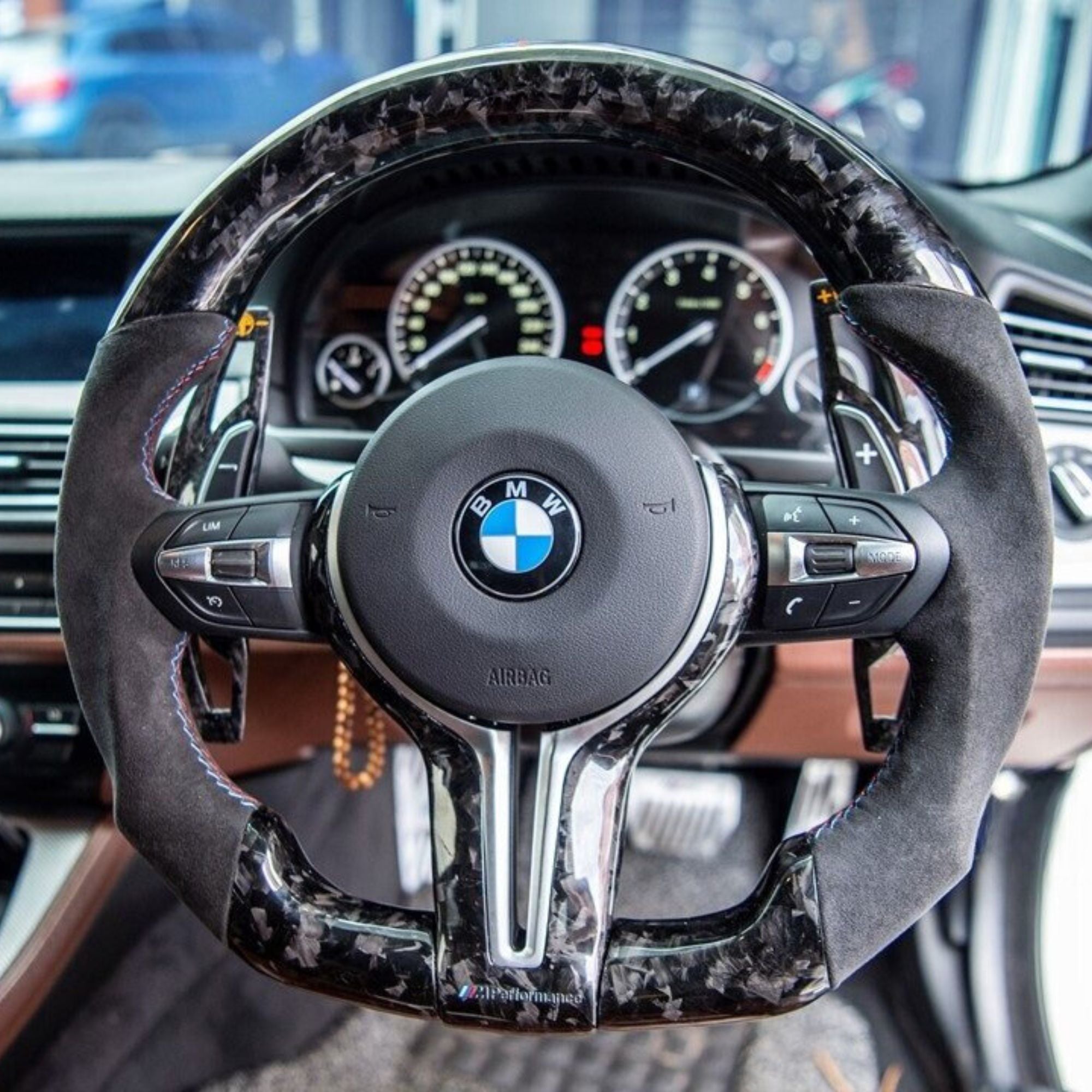 OPTIC Forged Carbon Fibre Custom Steering Wheel For 1, 2, 3, 4 Series