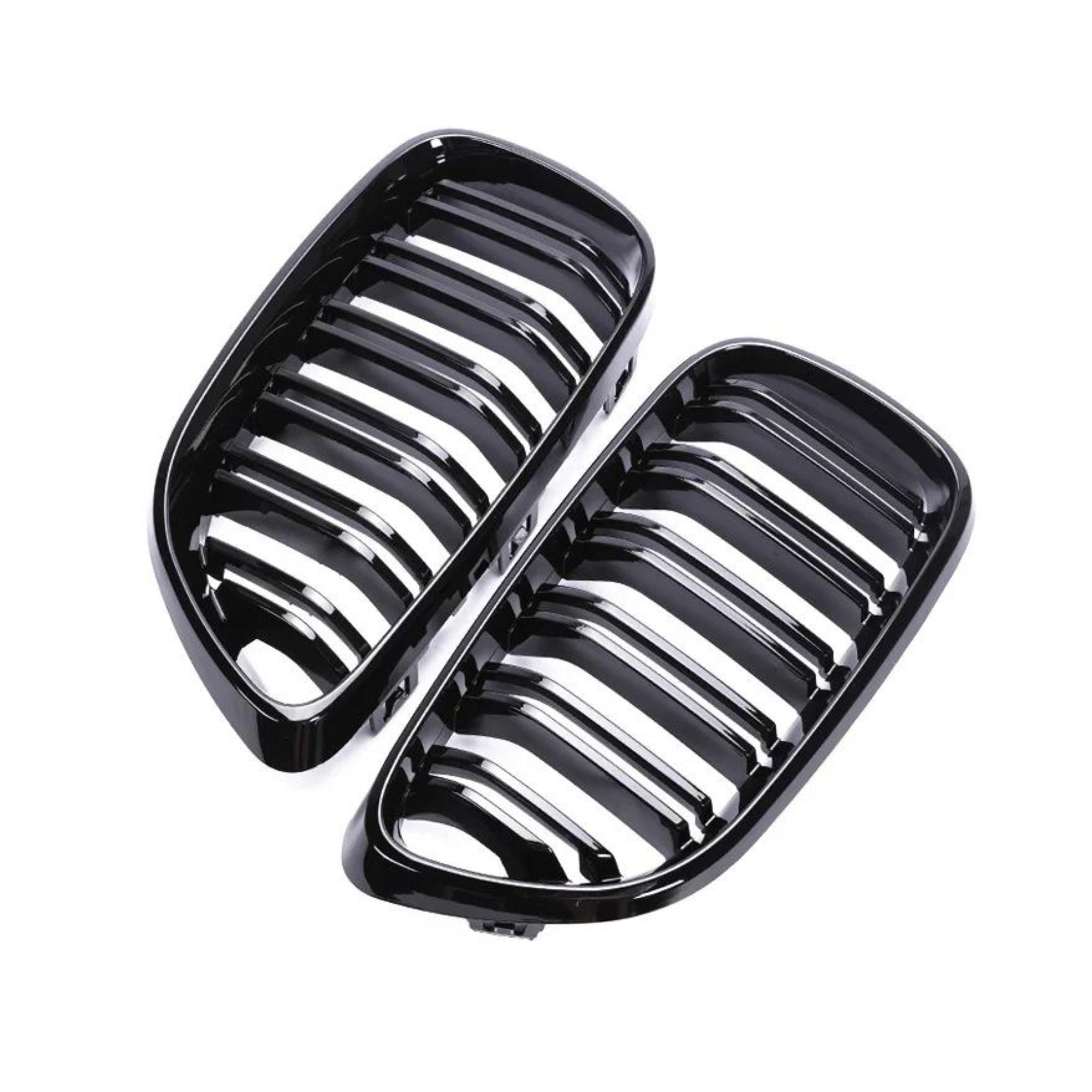 2 Series & M2 Gloss Black Double Slat Front Grills F22 F23 F87 - Avoro Design